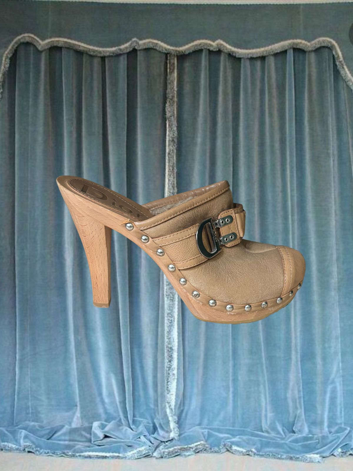 Christian Dior by John Galliano Leather Clog Mules c.2005 — Size