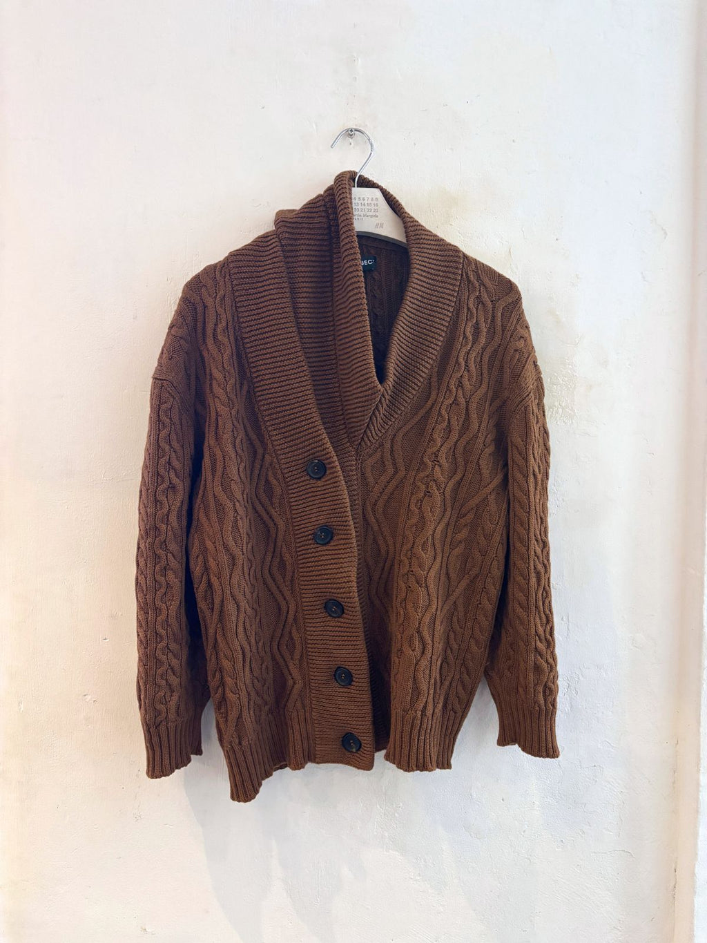 Y/Project — Cardigan en laine à double maille torsadée, Taille unique