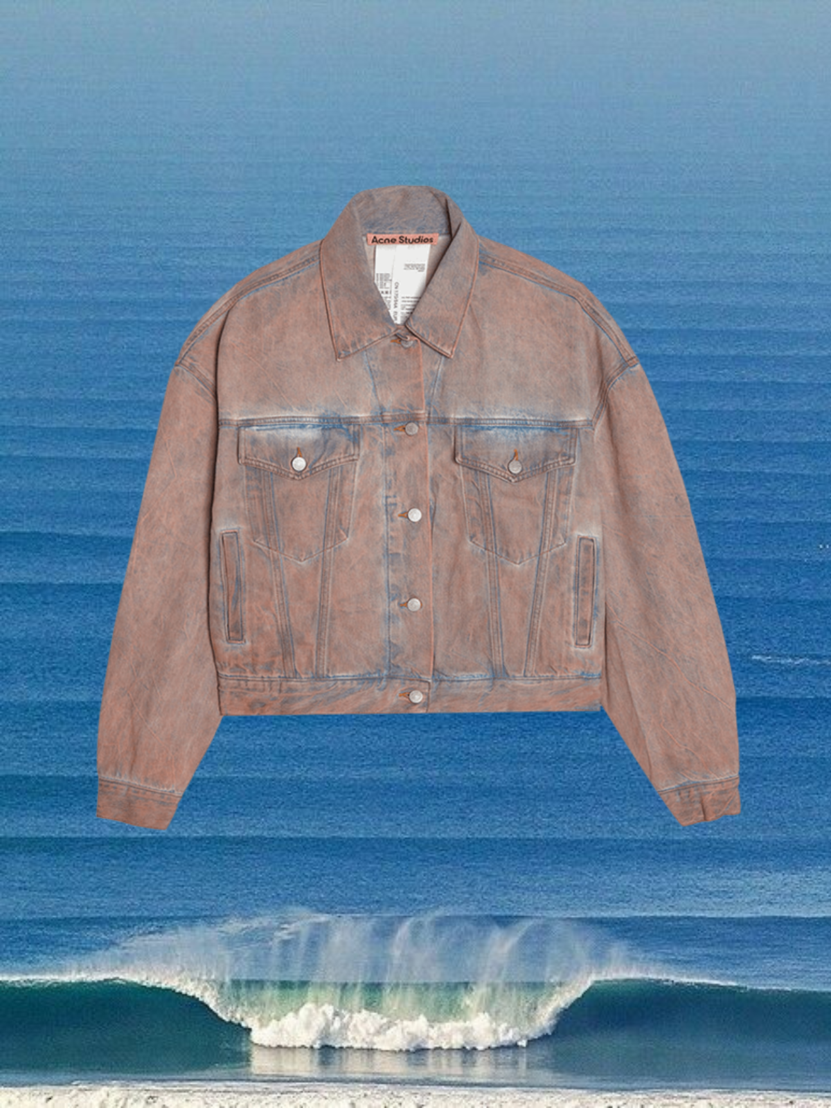 Acne Studios — Pink Blue Denim jacket, Size S-M