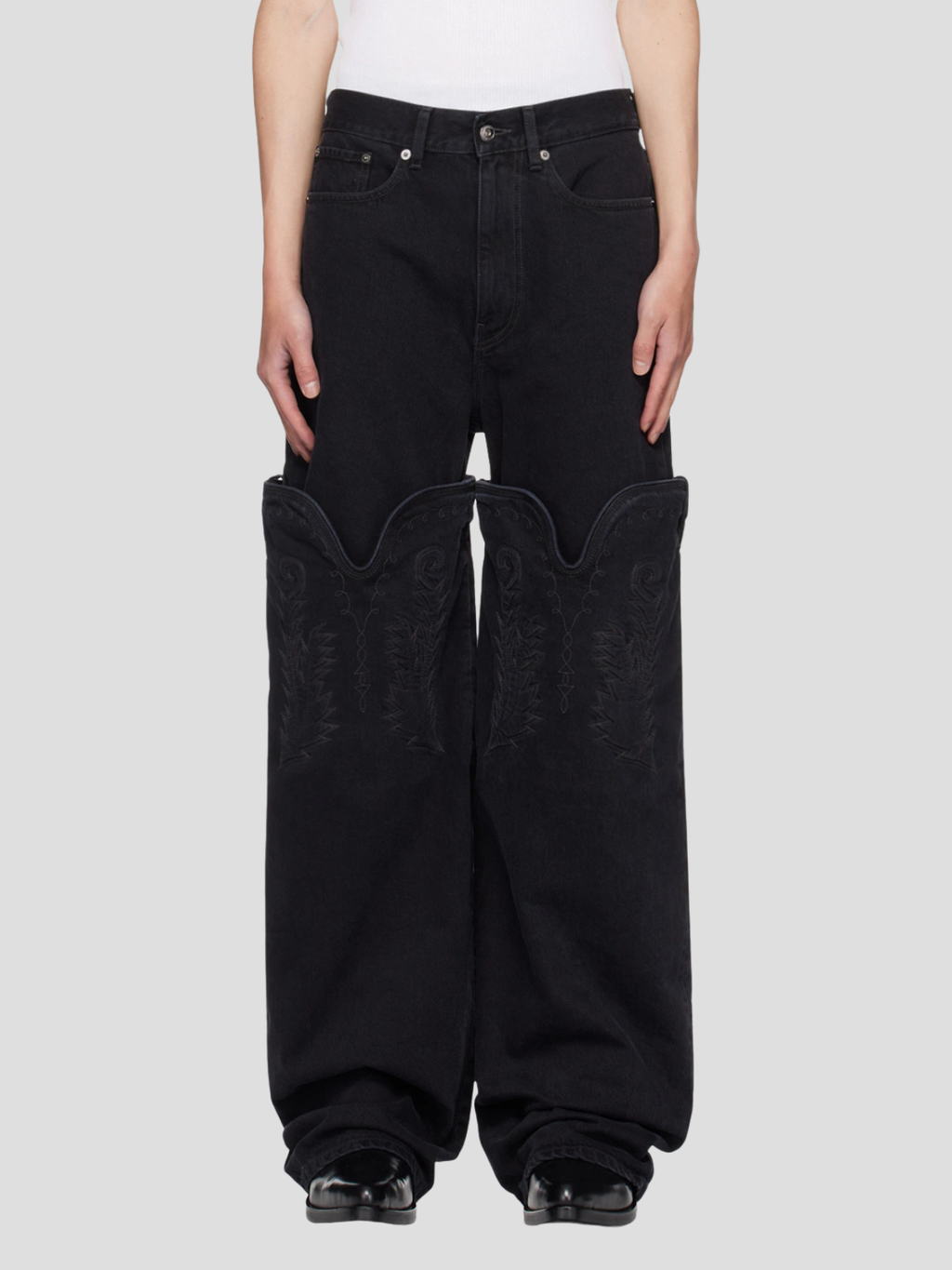 Y/Project — Jean Cowboy Cuff FW2023, Taille 29