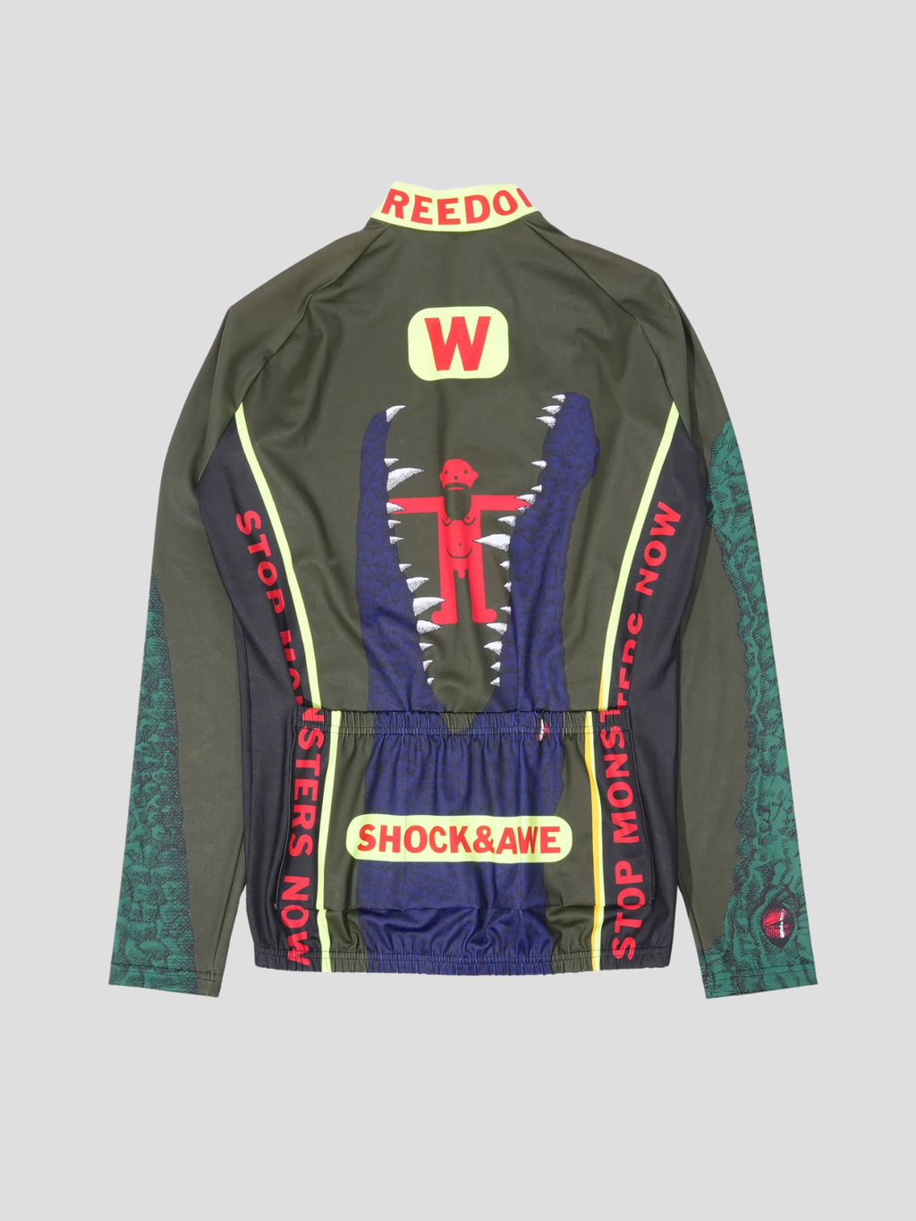 Walter Van Beirendonck — Stop Monsters Now Bike Top FW21, Size S