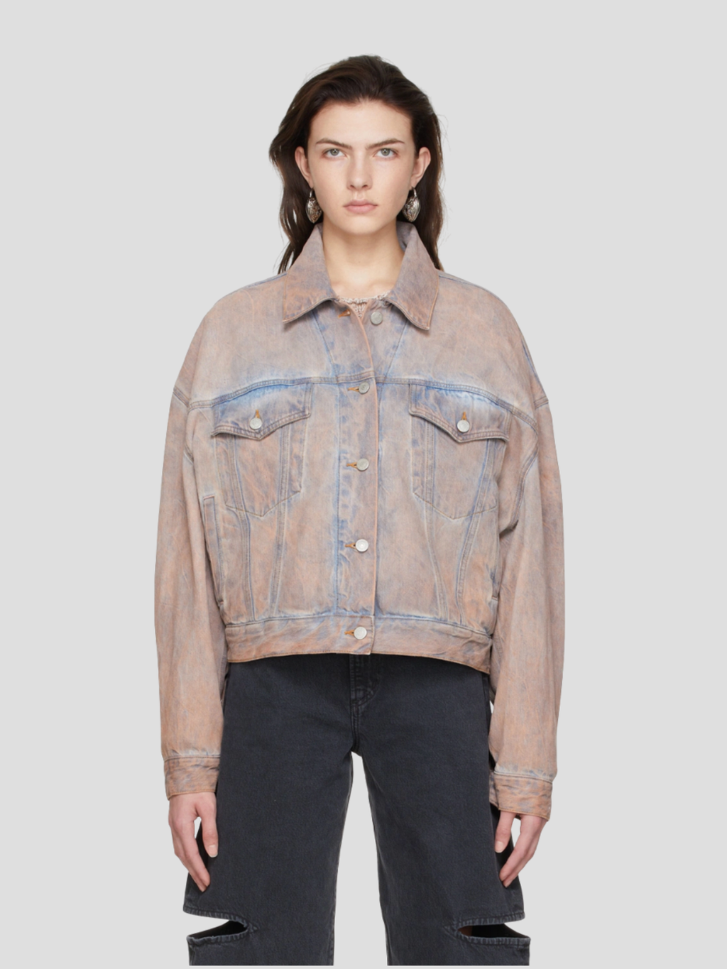 Acne Studios — Pink Blue Denim jacket, Size S-M