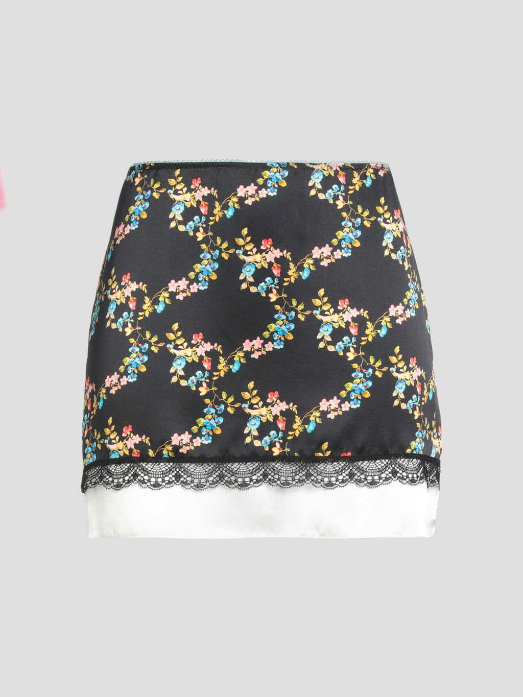 Meryll Rogge — Floral Charmeuse Pencil Skirt SS2023, Size 38