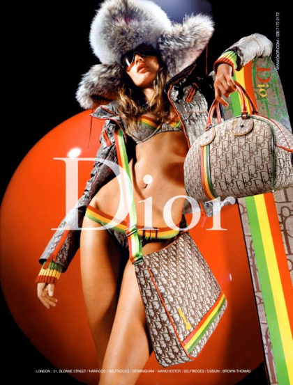 Christian Dior par John Galliano — Portefeuille Rasta 2004
