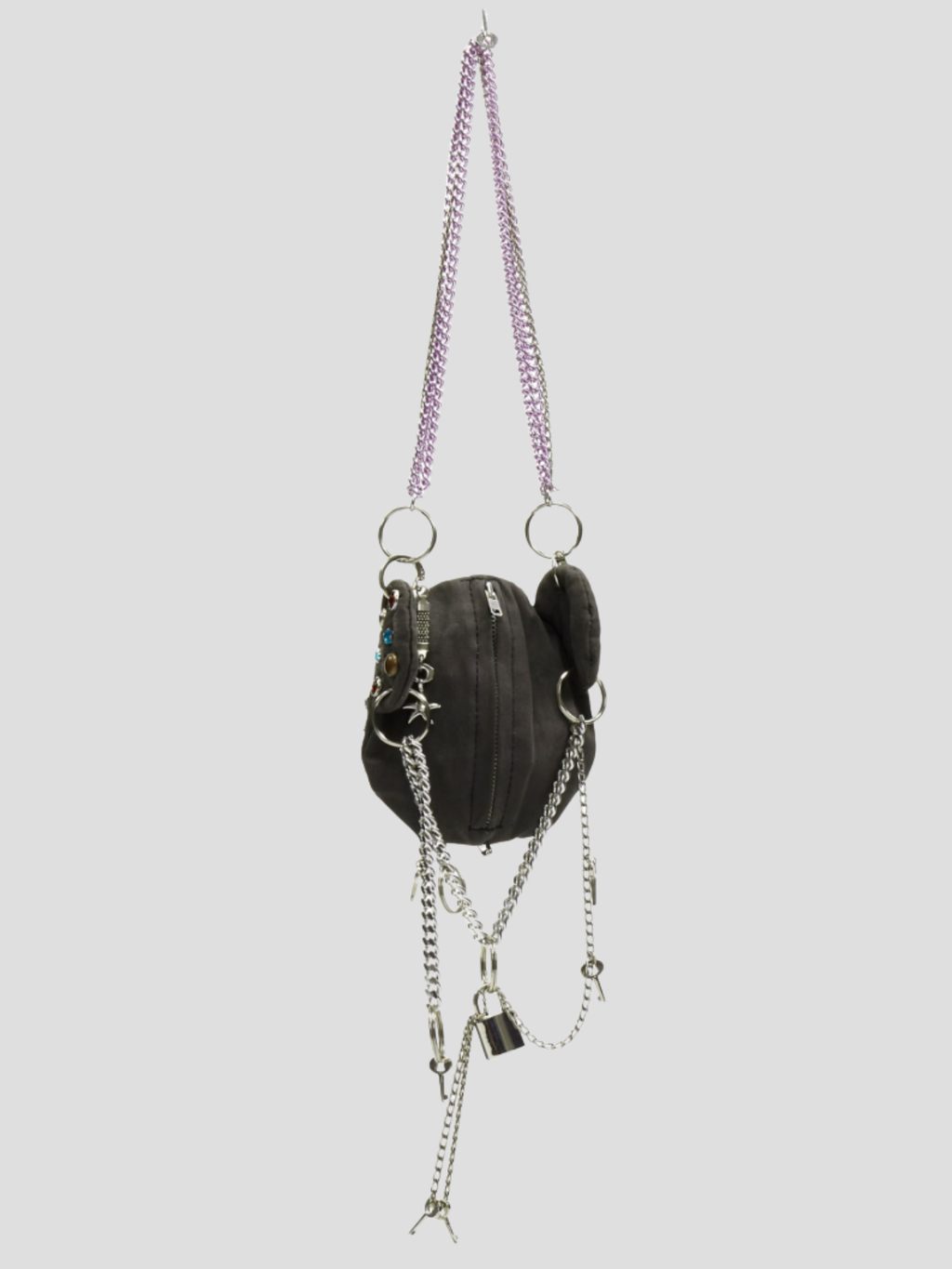 D&G by Dolce & Gabbana — Bear Rhinestone Chain Pouch Bag
