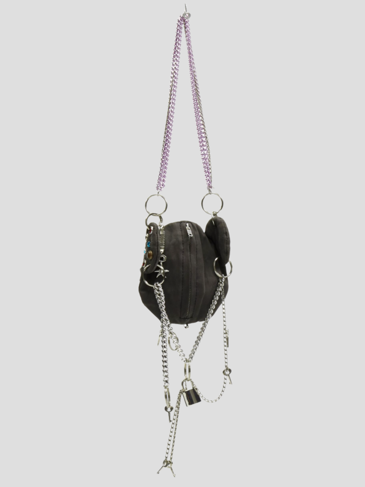 D&G by Dolce & Gabbana — Bear Rhinestone Chain Pouch Bag