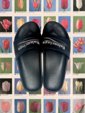 Balenciaga — Political Campaign Pool Slide Slipper, Size 41