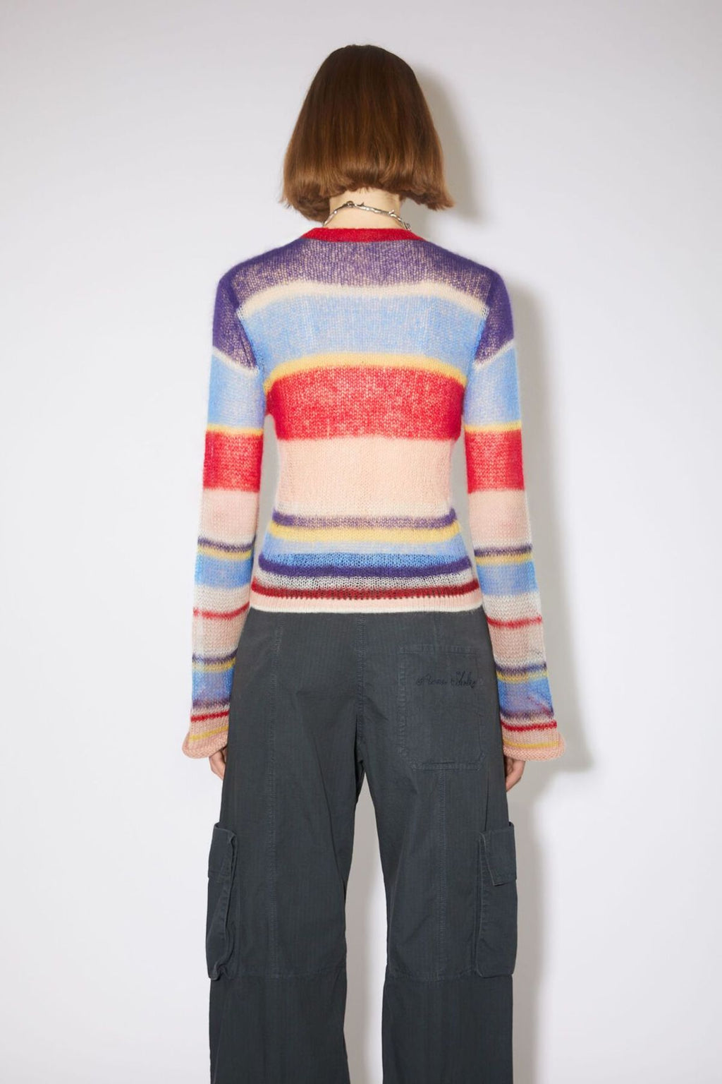 Acne Studios — Mohair stripe jumper FW2023, Size S
