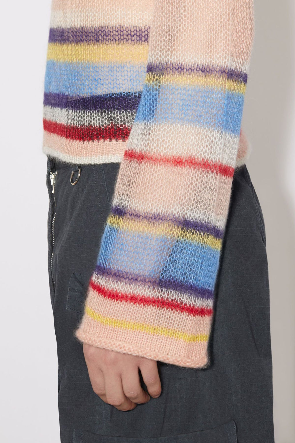 Acne Studios — Mohair stripe jumper FW2023, Size S