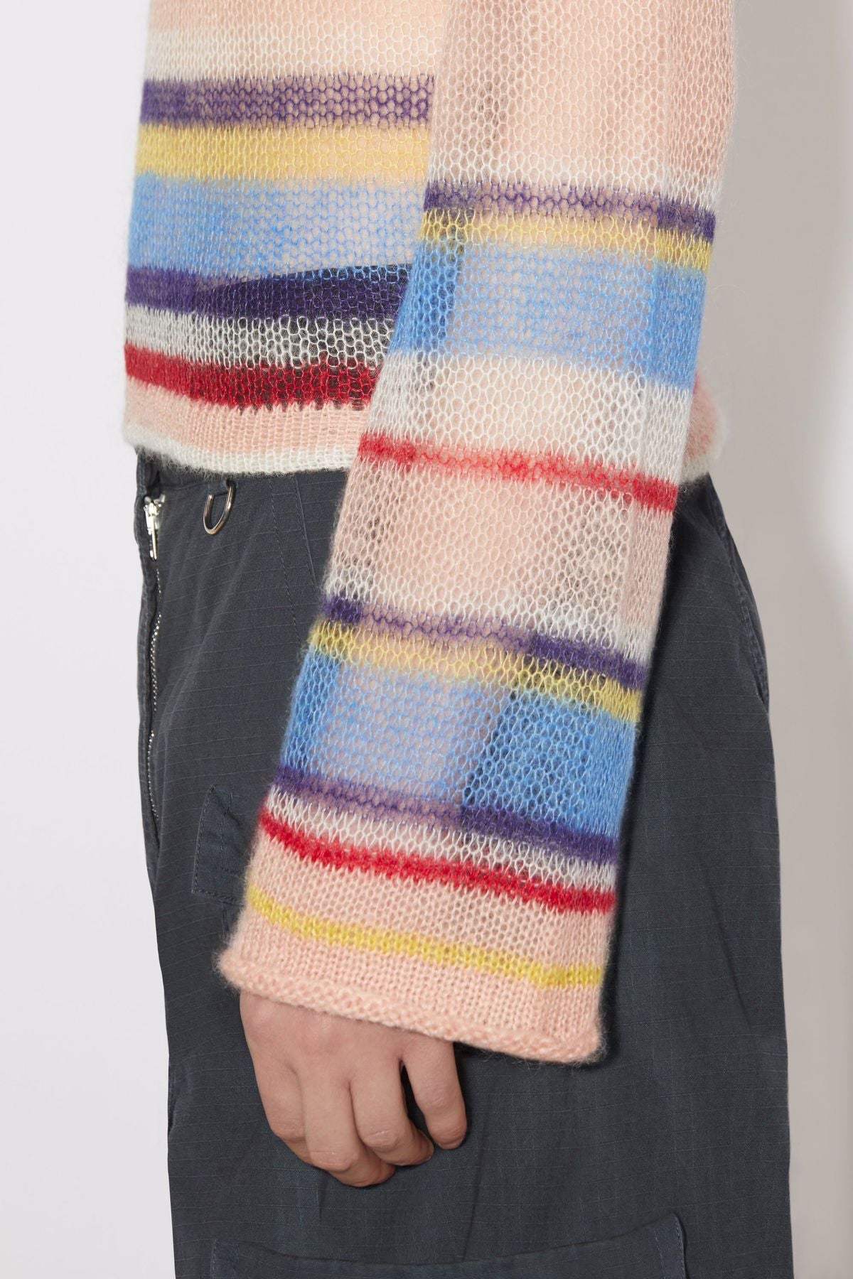 Acne Studios — Mohair stripe jumper FW2023, Size S