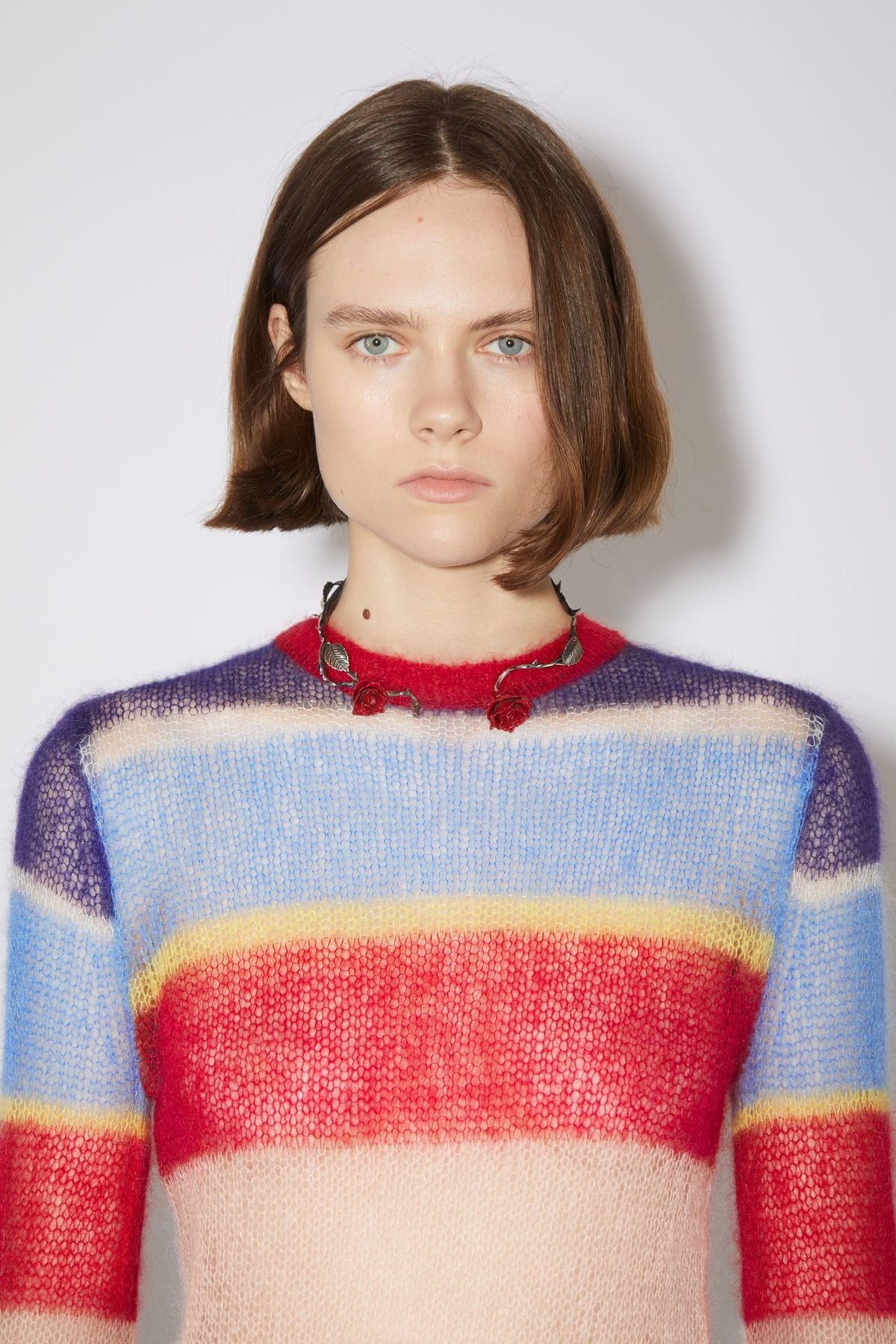 Acne Studios — Mohair stripe jumper FW2023, Size S