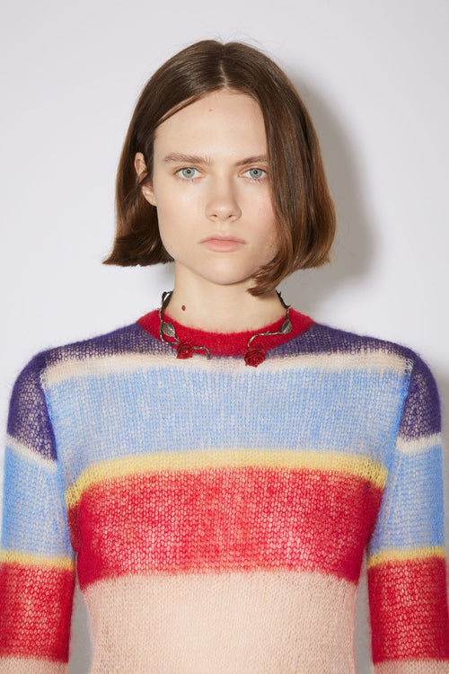 Acne Studios — Mohair stripe jumper FW2023, Size S