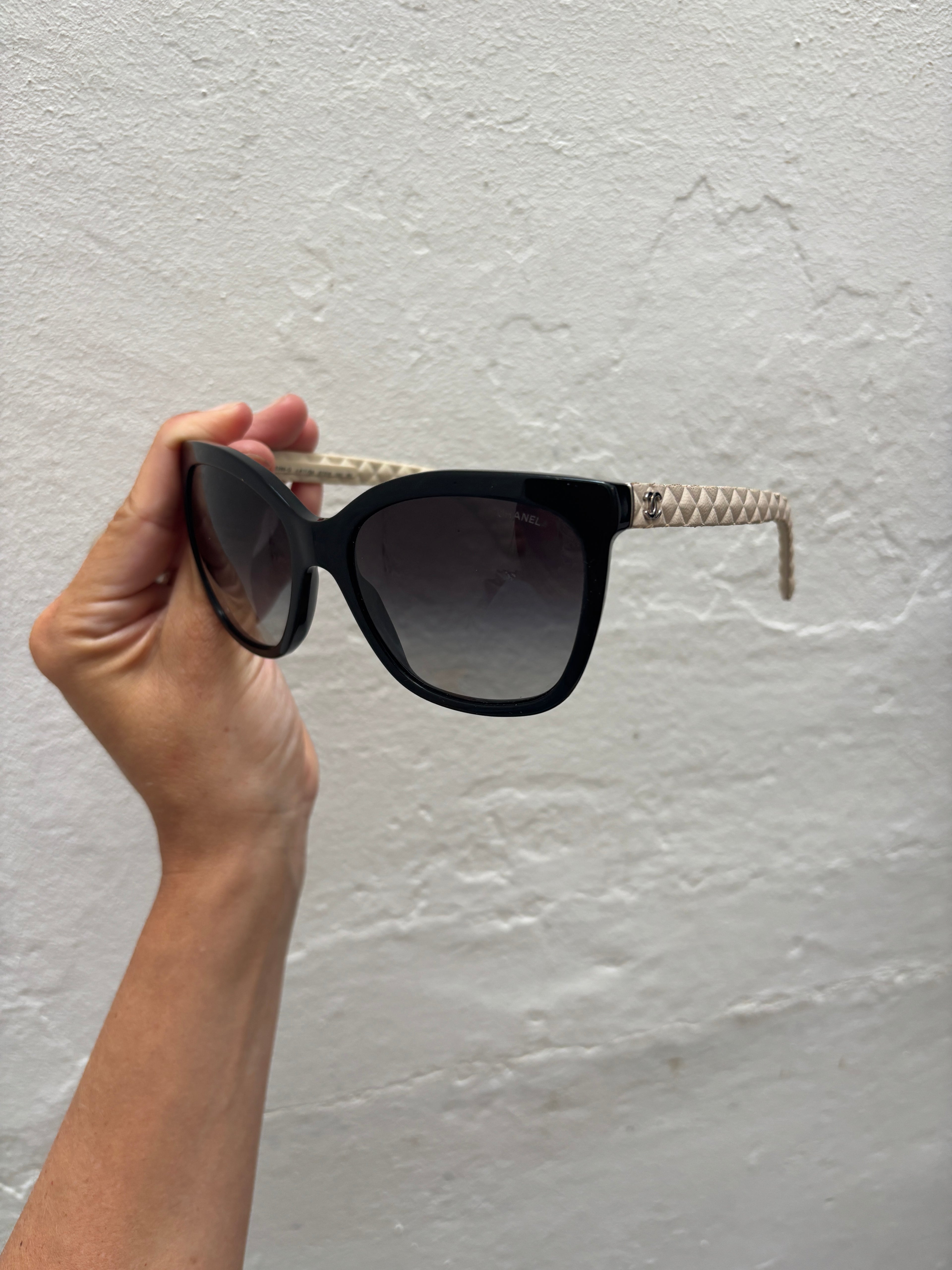 Chanel — Quilted CC Temple 5288-Q Sunglasses, c. 2000