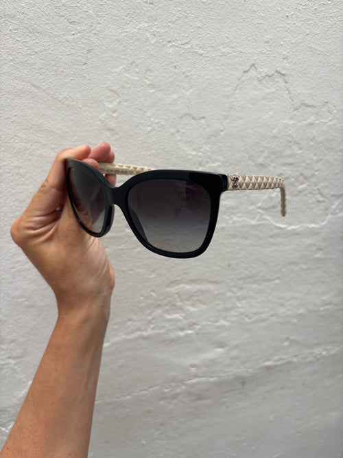 Chanel — Quilted CC Temple 5288-Q Sunglasses, c. 2000