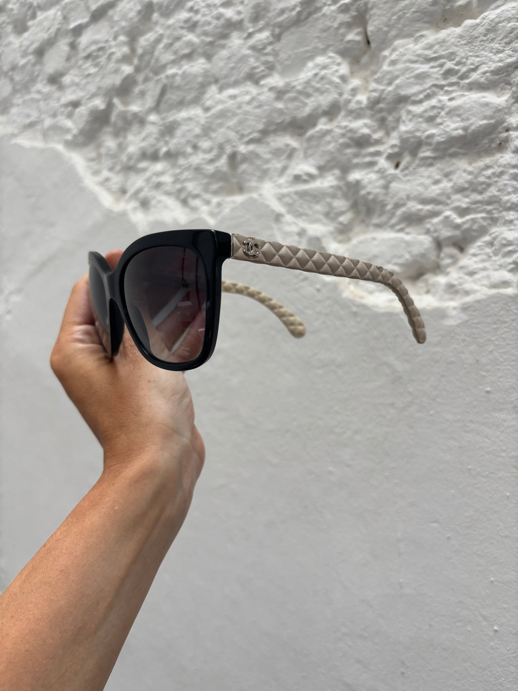 Chanel — Quilted CC Temple 5288-Q Sunglasses, c. 2000