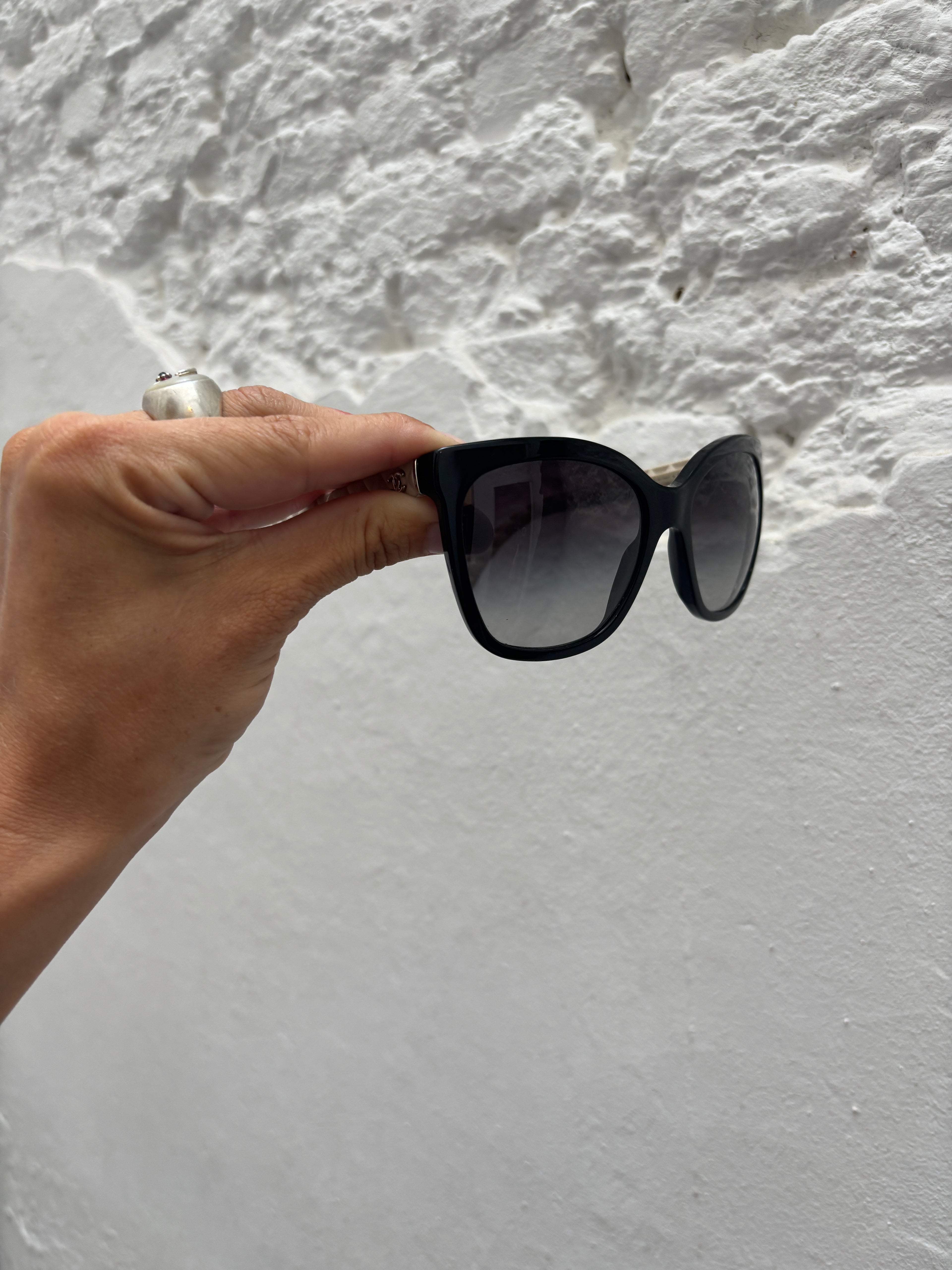 Chanel — Quilted CC Temple 5288-Q Sunglasses, c. 2000