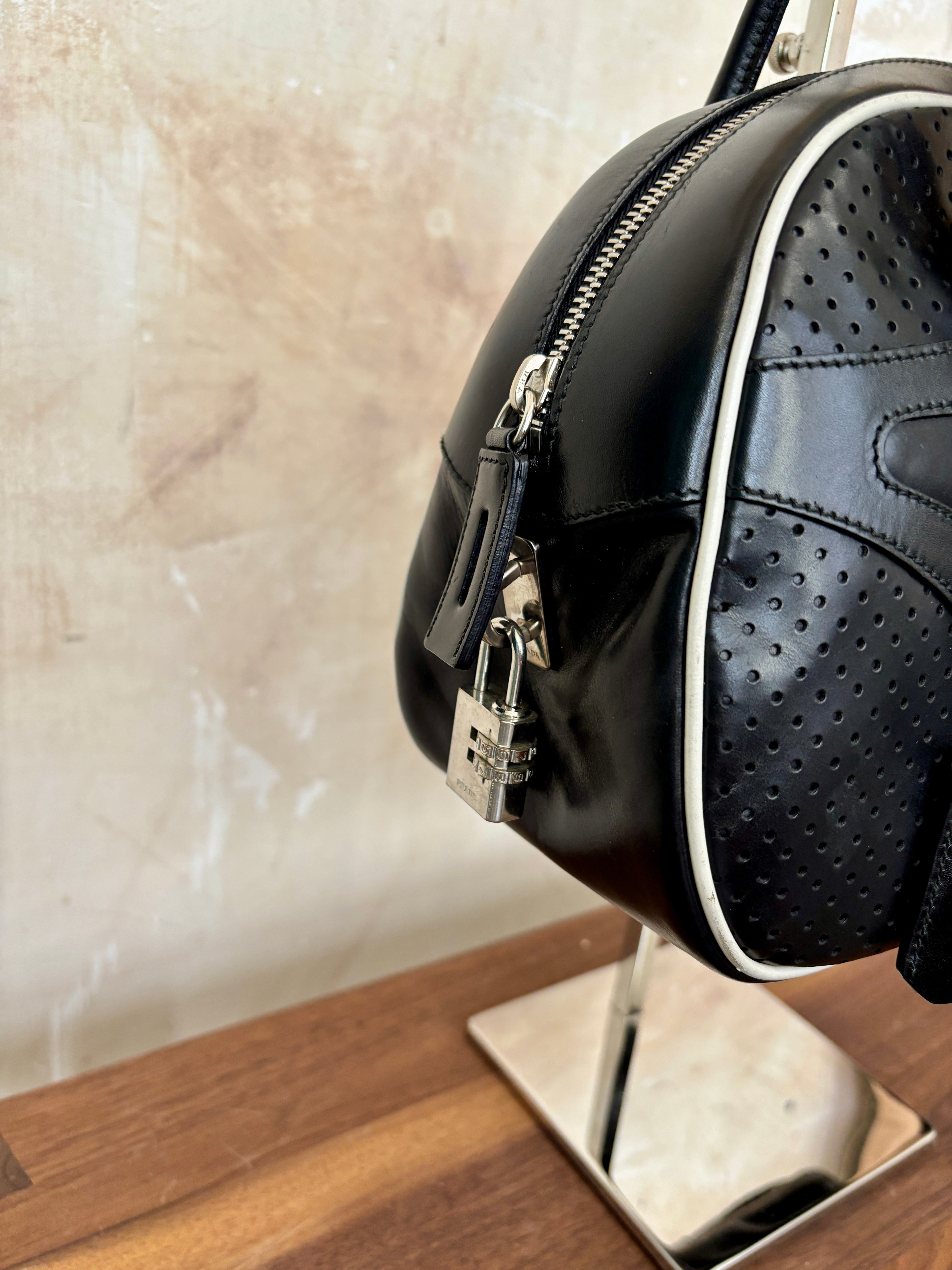 Prada — Vitello Drive Bowling Bag, SS2000