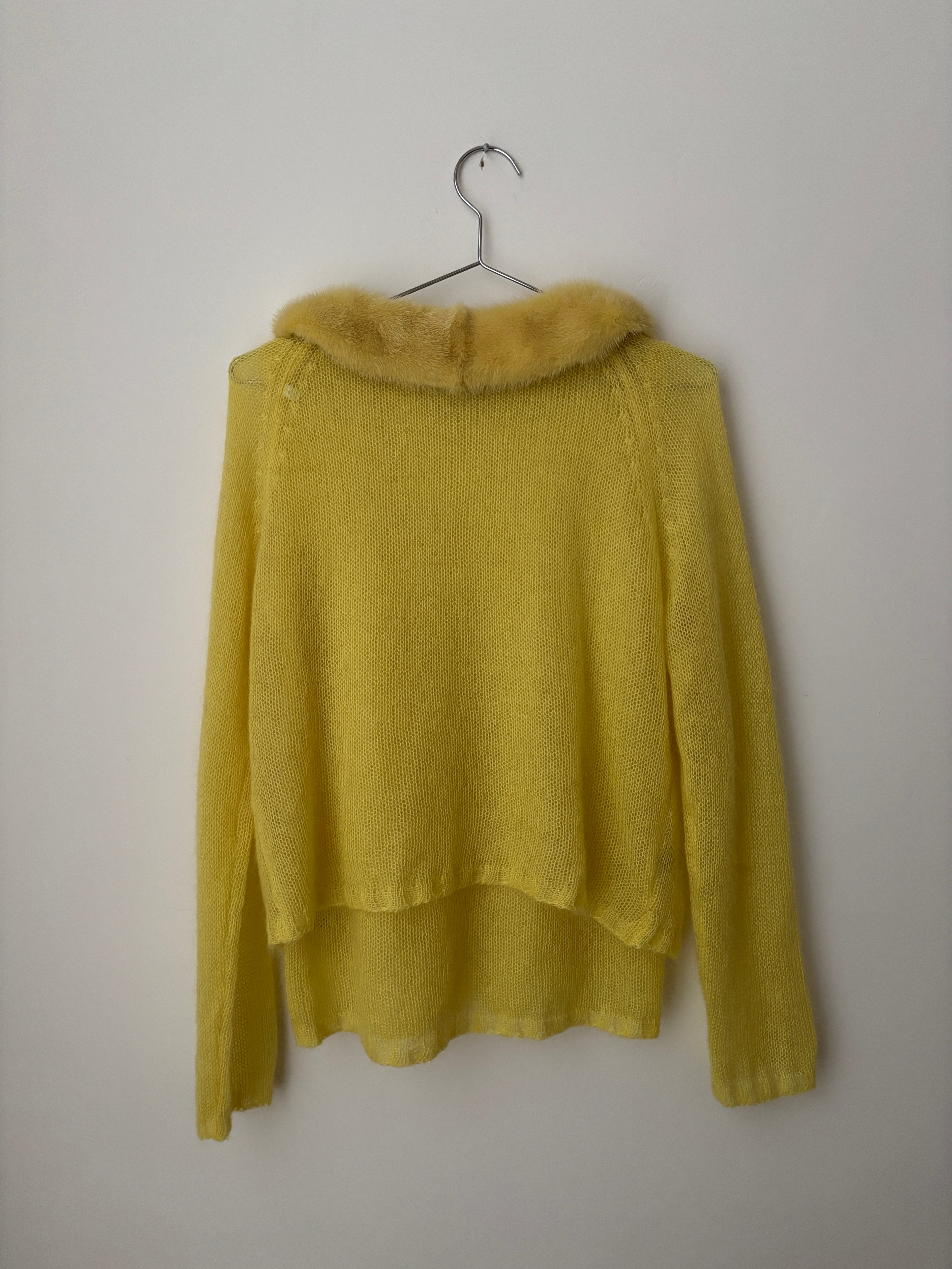 Blumarine — Wool Cardigan & Top Set FW1999, Size L