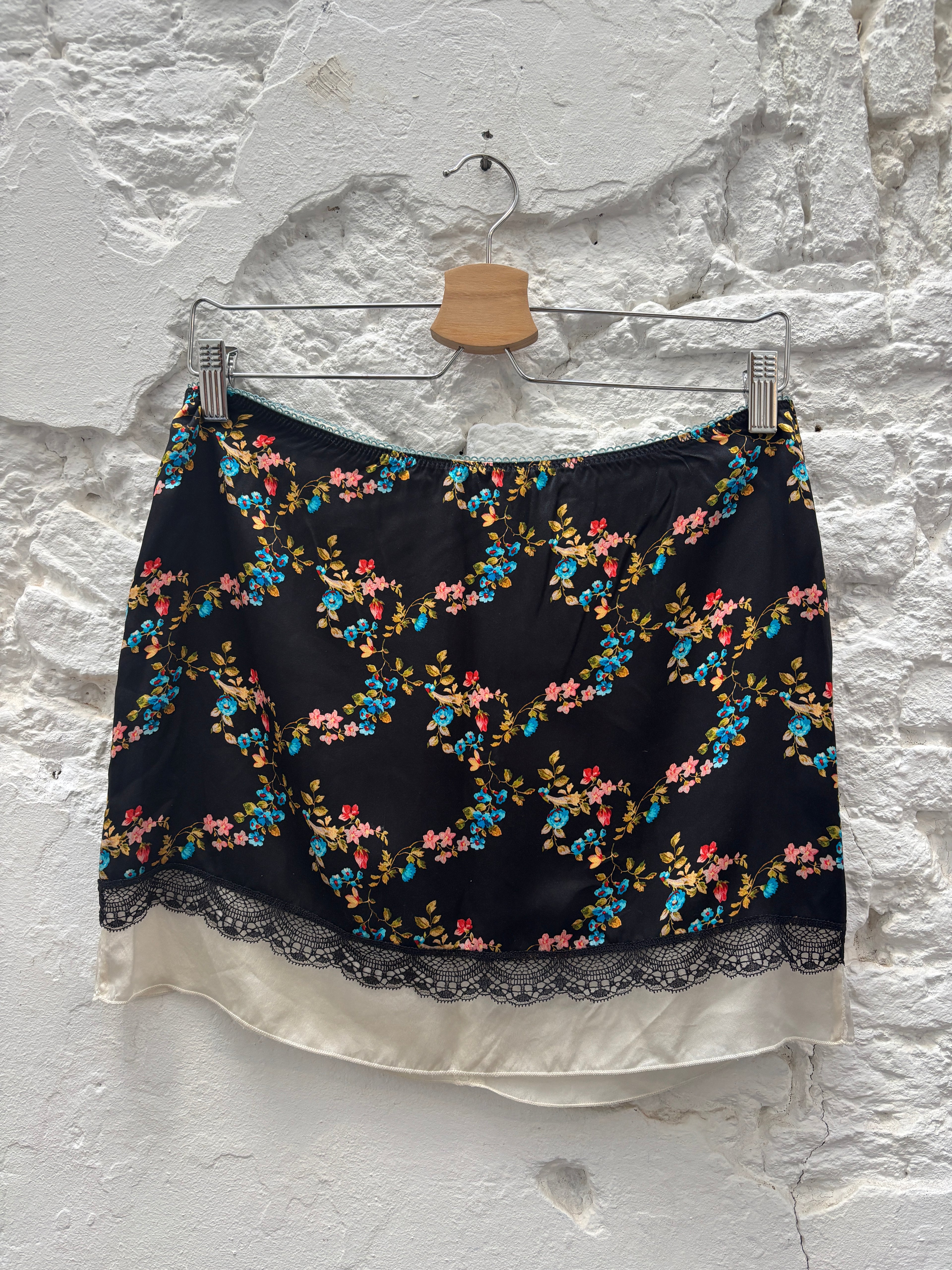 Meryll Rogge — Floral Charmeuse Pencil Skirt SS2023, Size 38