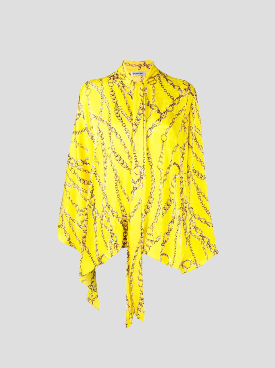 Balenciaga — Chain Blouse SS2019, Size 36