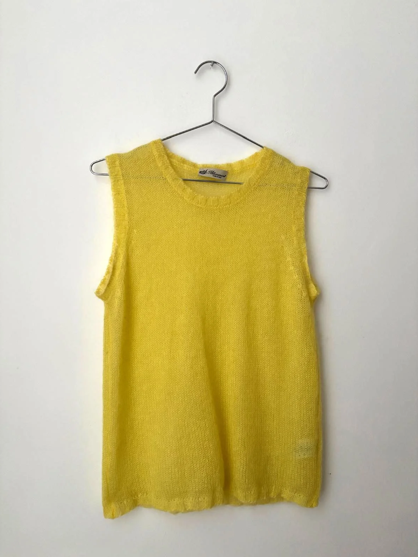Blumarine — Wool Cardigan & Top Set FW1999, Size L