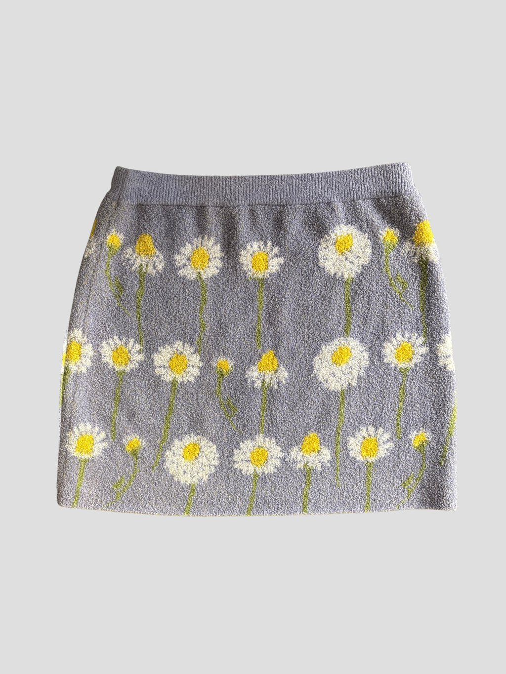 Bernadette — Jupe Tricotée Fleurie SS2022, Taille S
